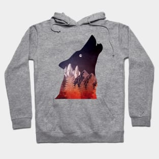 Wolf silhuette Hoodie